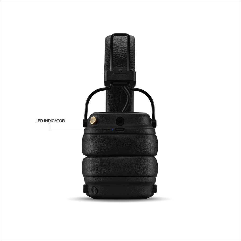 Wireless On Ear Bluetooth Headphones 100H Playtime Foldable Bass