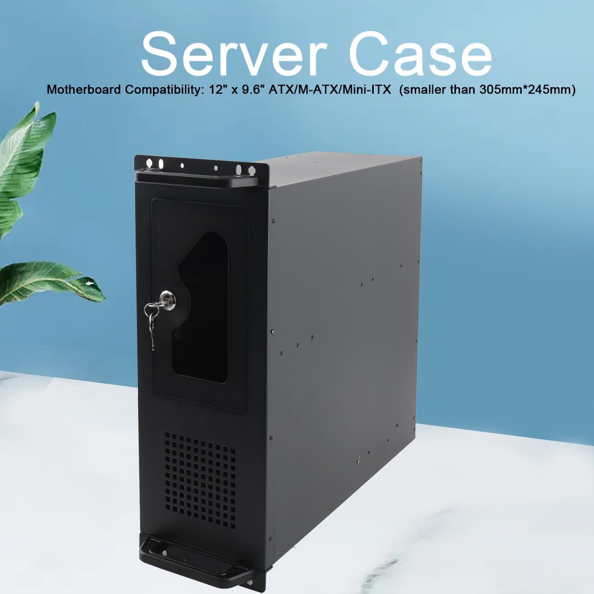 4U Wall Mount Network Cabinet Locking Door Server Rack