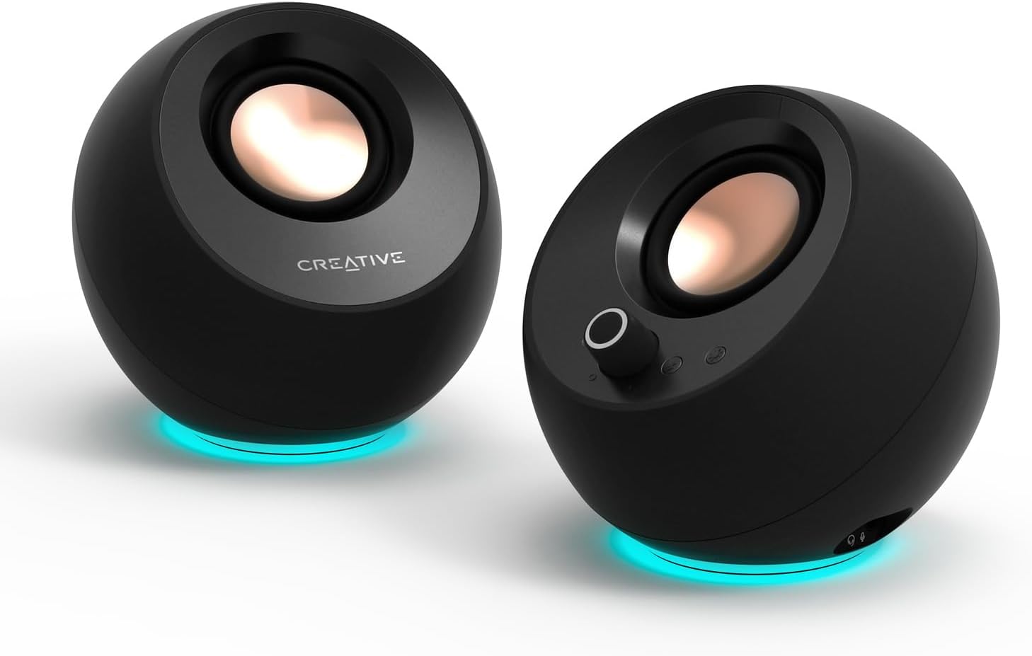 USB C PC Speakers Bluetooth 5.3 RGB Desktop Stereo Audio