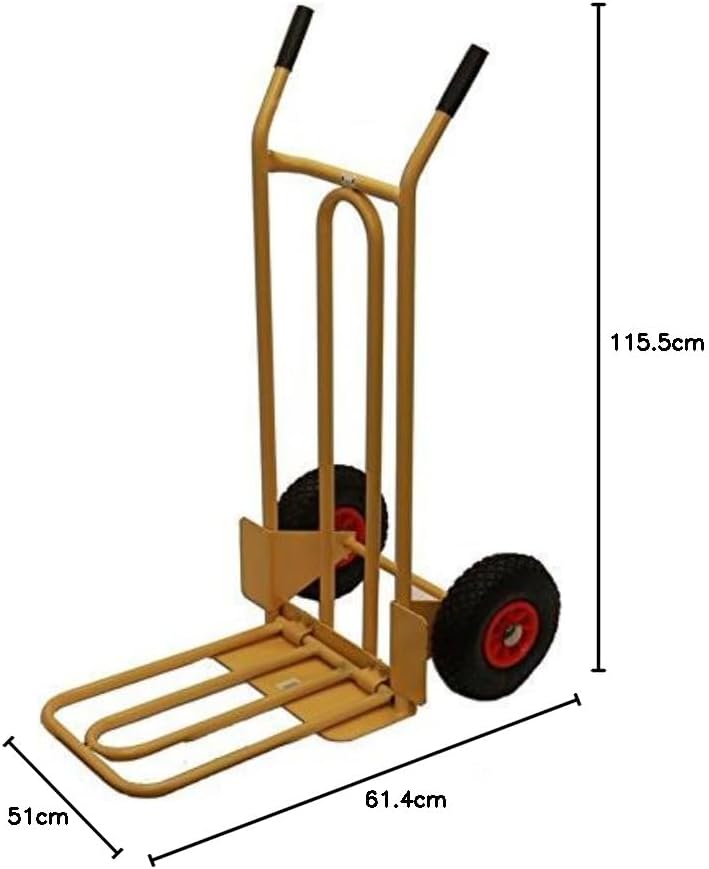 Heavy Duty Sack Truck 200KG Pneumatic Wheel Barrow