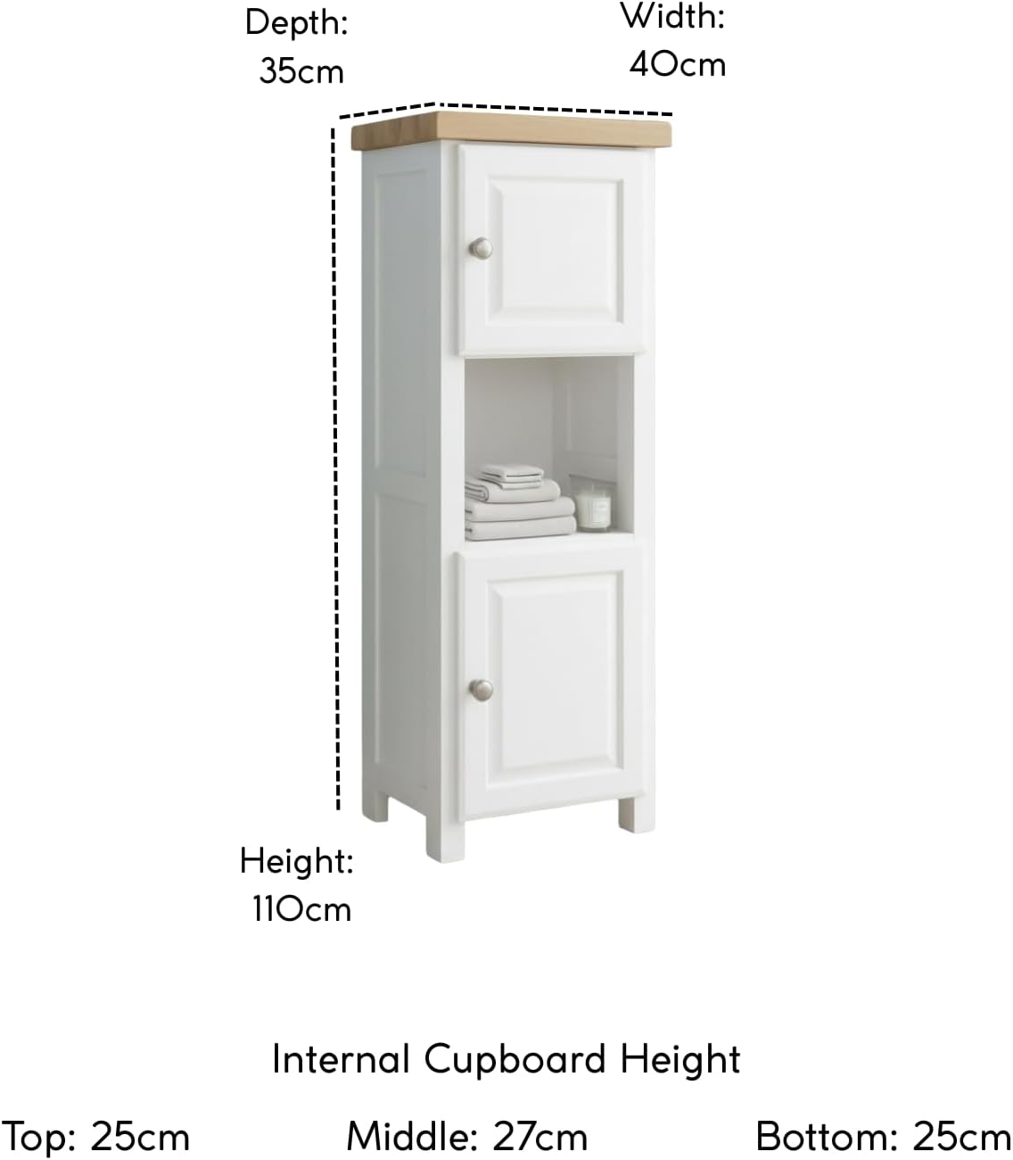 Tall Slim Storage Cabinet White Corner Shelf Unit