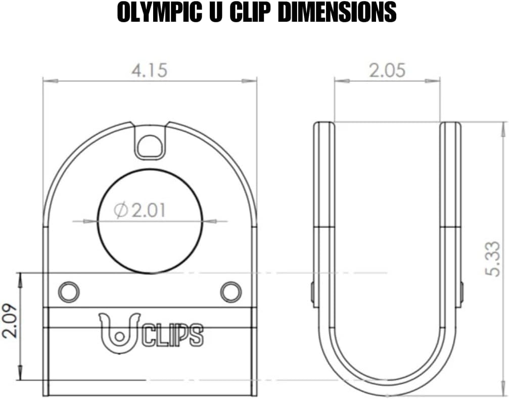 U Clip Bar to Landmine Adapter Belt Squat T Bar Row Gym Attachment