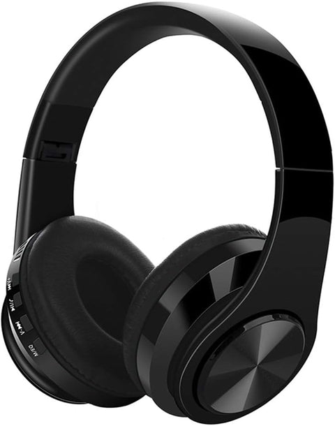 Wireless Over Ear Bluetooth Headphones Foldable HiFi Stereo With Mic