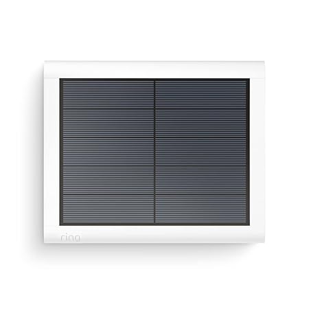 4W Solar Panel Camera Charger USB C Weather Resistant White