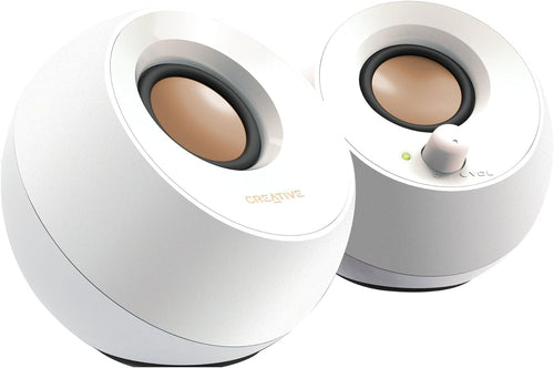 USB Powered Desktop Speakers Compact Stereo Sound PC Laptop