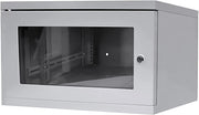 6U 19in Wall Mounted Server Rack Cabinet Glass Door