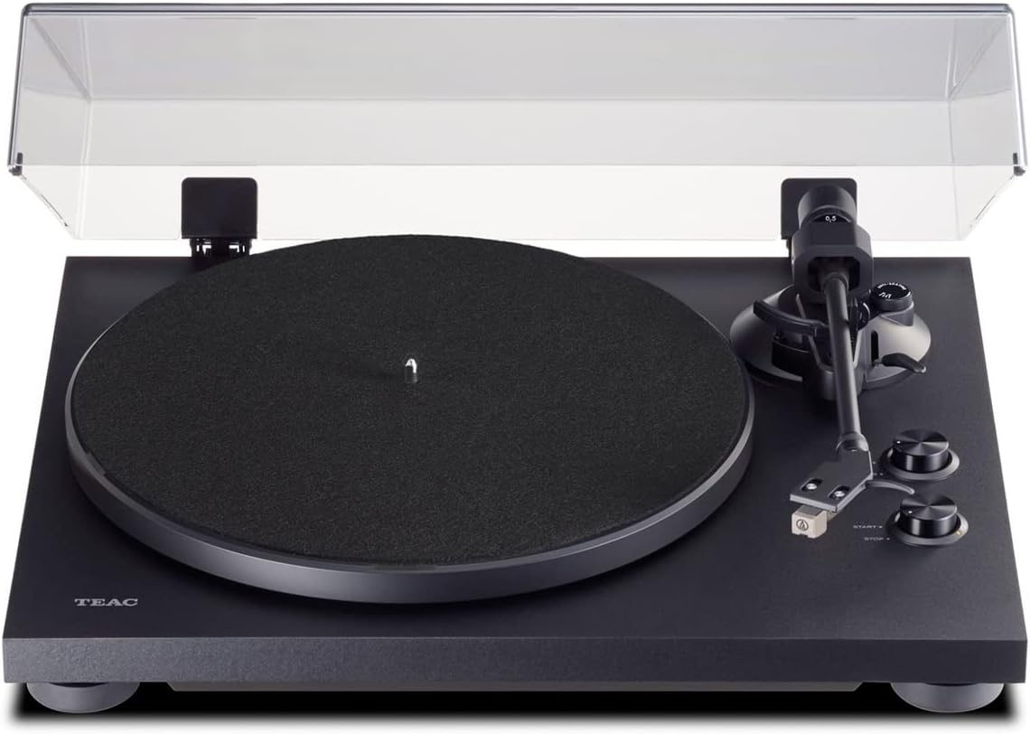 Bluetooth Belt Drive Turntable with MM Preamp Black