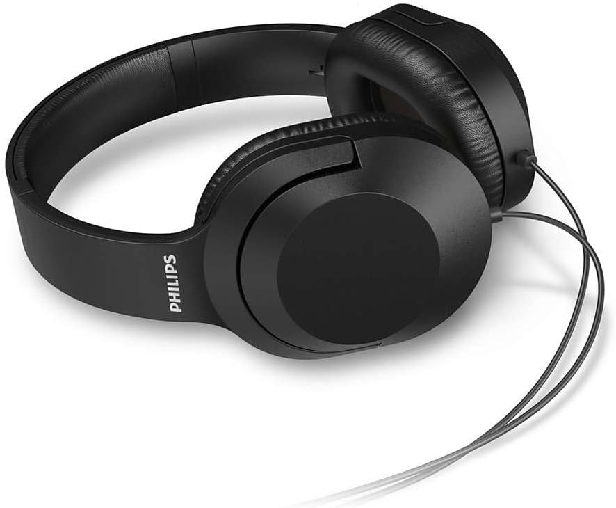 Wired Over Ear Headphones 40mm Drivers Stereo Sound 3.5mm