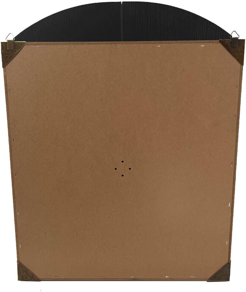 Dart Board Cabinet Set Wood Black Ash Bristle Board 6 Darts