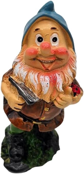 6Pcs Mini Garden Gnomes Resin 10cm Fairy Outdoor Decor Set