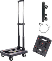 Folding Sack Barrow Hand Truck 50KG 4 Wheel Aluminium