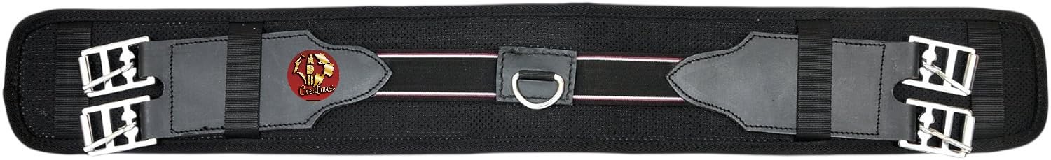 Treeless English Horse Saddle 12 Inch Black Girth Stirrups