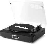 Bluetooth Turntable With Built In Speakers 3 Speed Bamboo