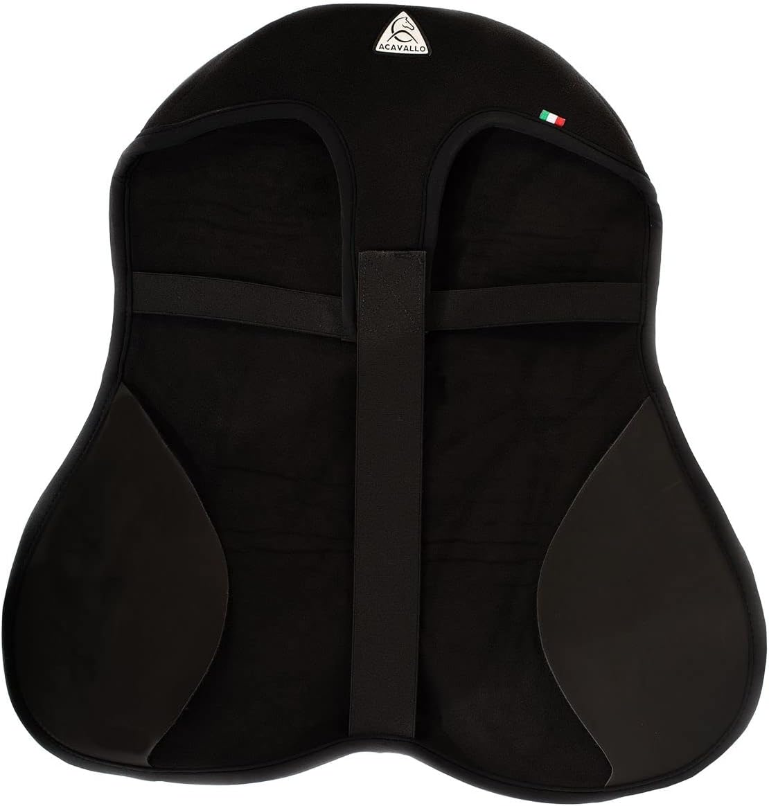 Black Dressage Gel Seat Cushion 20mm Size M Coccyx Relief