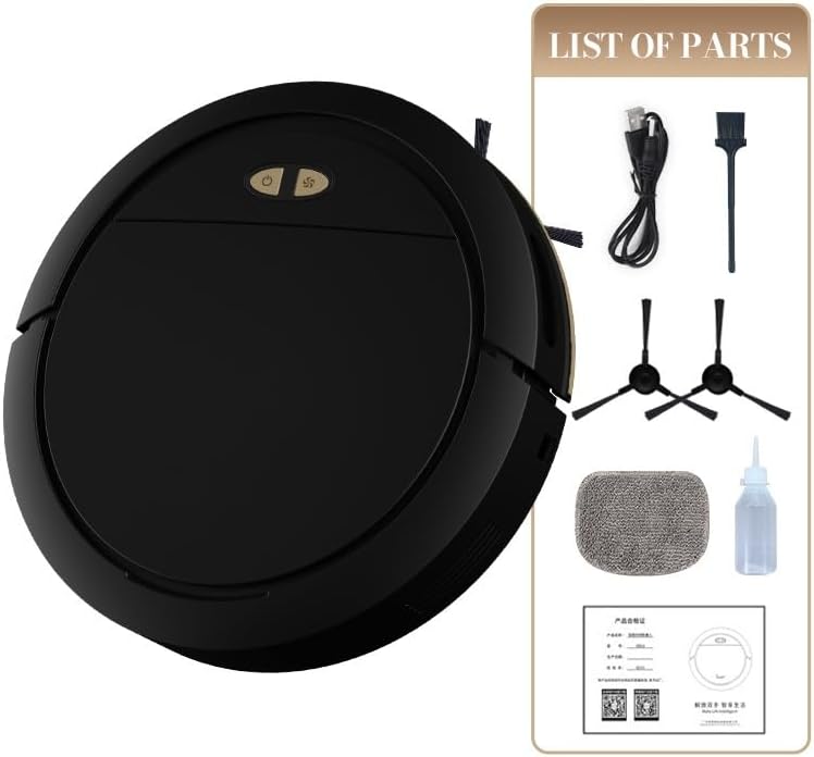 Robot Vacuum Mop Smart Mapping App Control Self Charging Slim Quiet