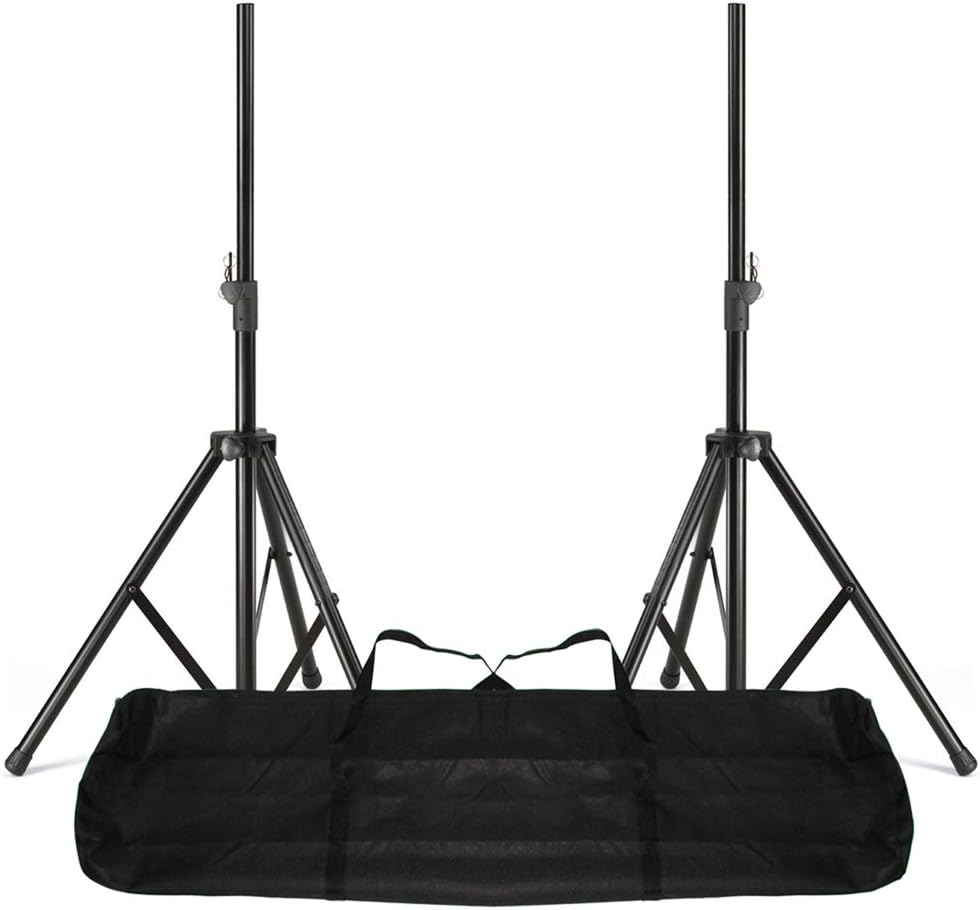 15 Inch PA Speaker System 1000W Bluetooth DJ Set Stands Kit