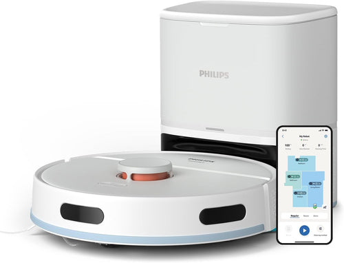 Robot Vacuum Mop 2700Pa Laser Mapping Auto Empty 70 Days App