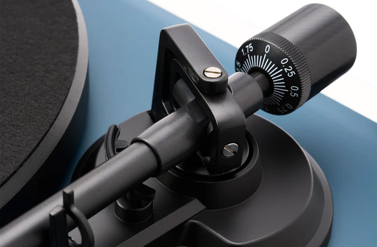 Atlantic Blue Turntable With Built In Phono Preamp