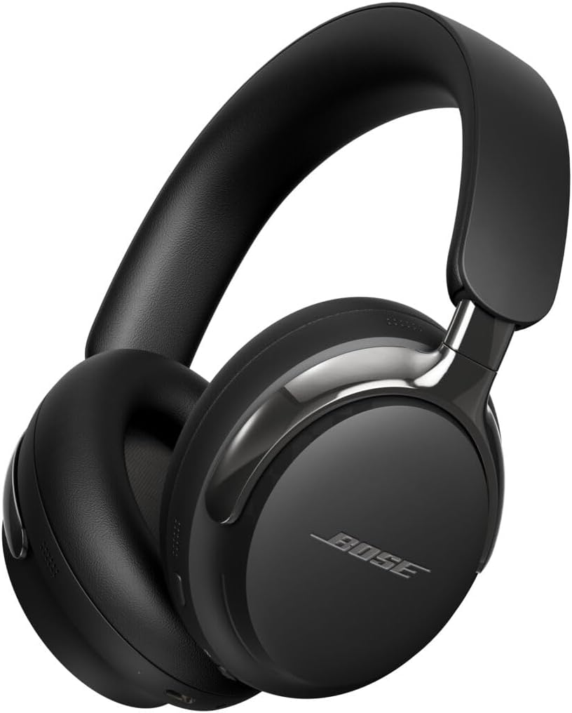 Wireless Noise Cancelling Over Ear Headphones Spatial Audio 30H