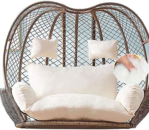 Double Egg Chair Cushion Waterproof 2 Seater Head Pillow