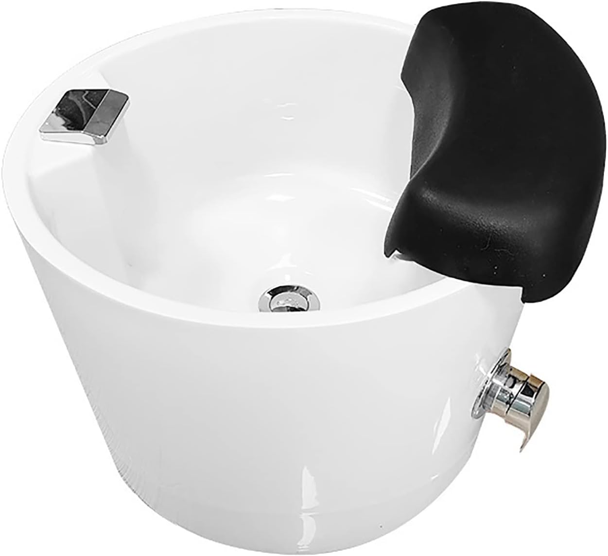 Acrylic Foot Spa Bath Heat Bubble Massage Pedicure Sink Basin