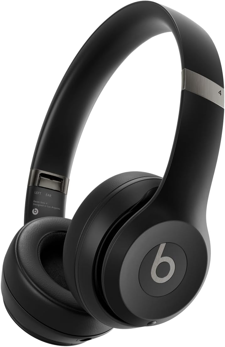 Wireless Bluetooth On Ear Headphones 50Hr Battery Fast Charge Black