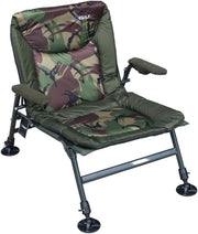 Padded Carp Fishing Armchair with Adjustable Legs DPM