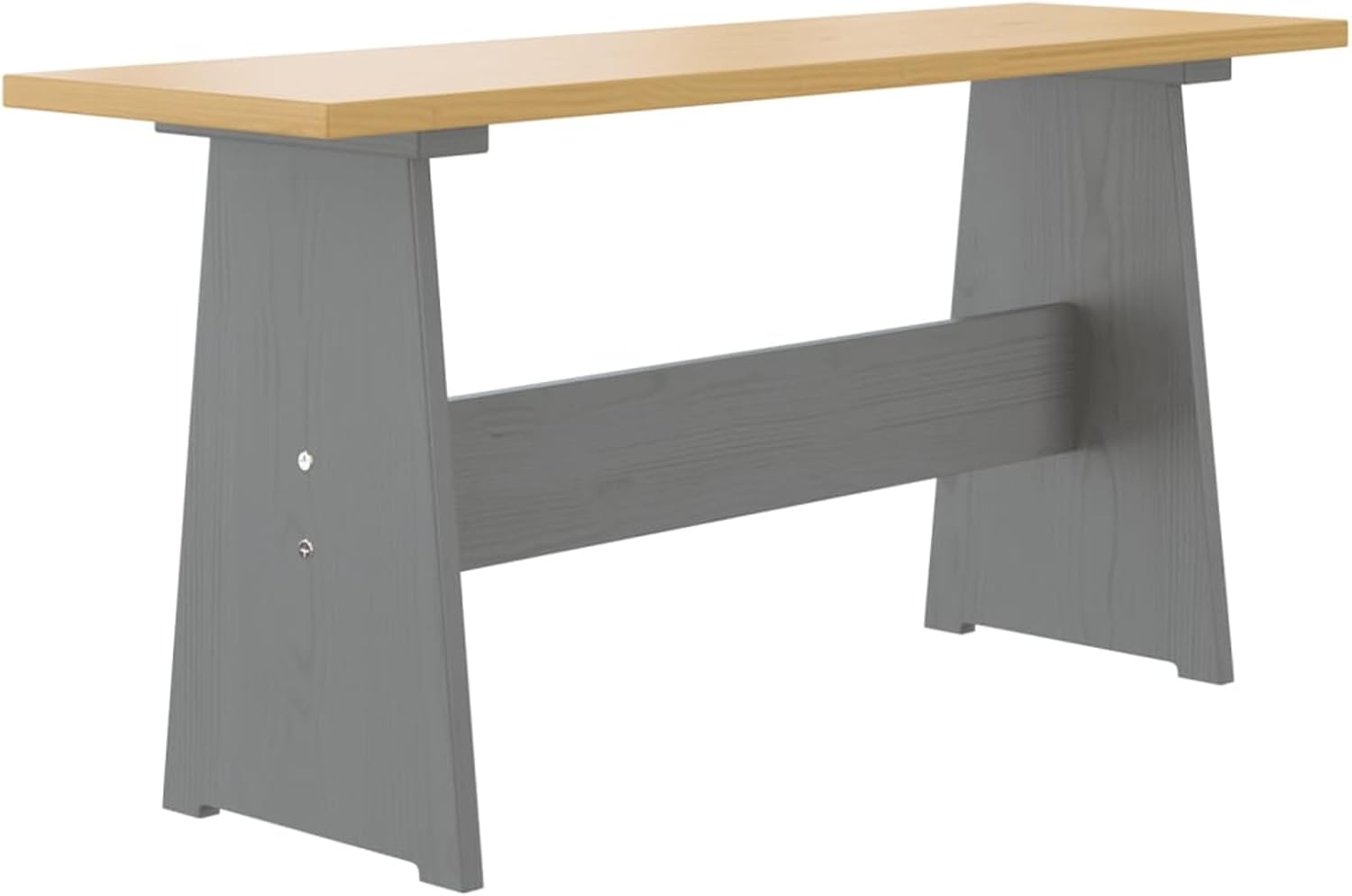 Wooden Dining Table & Bench Set Pine Outdoor Garden