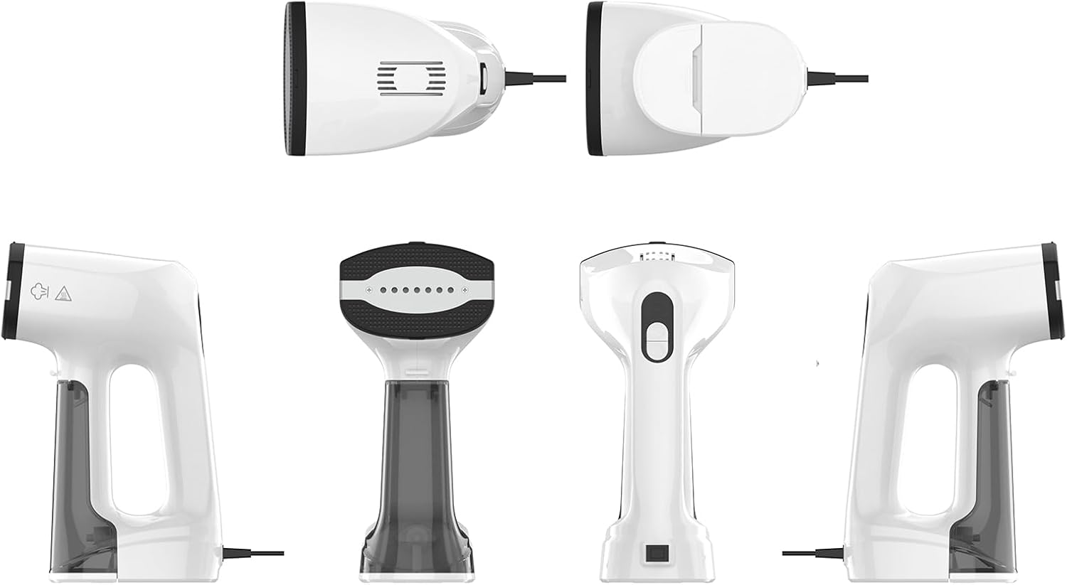 Vacuum Garment Steamer 2500Pa 2in1 30s Heat LED Portable
