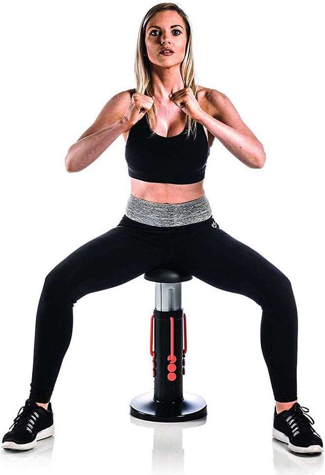 Adjustable Squat Trainer Machine Glutes Legs Core Home Gym