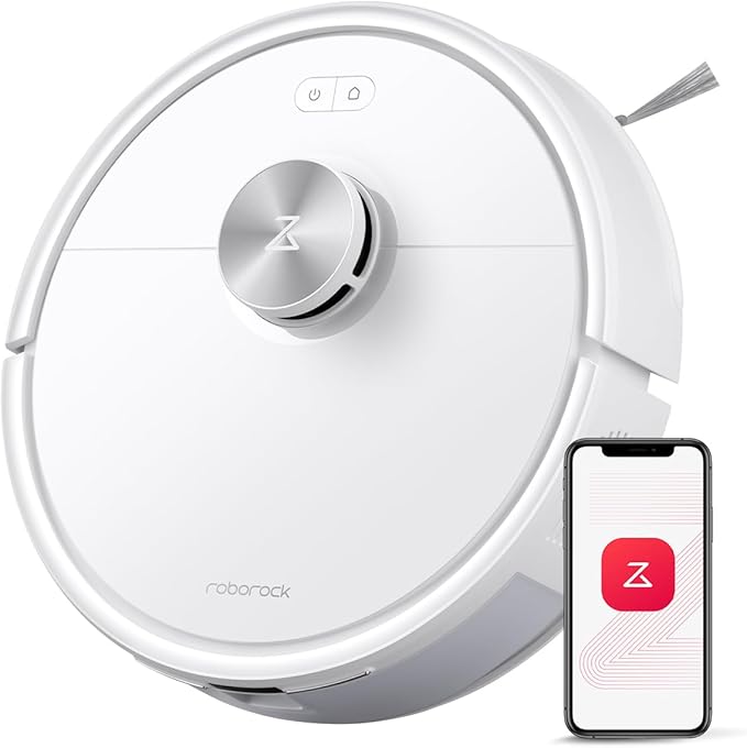 Robot Vacuum Mop 10000Pa LiDAR Mapping App Control Pet Hair