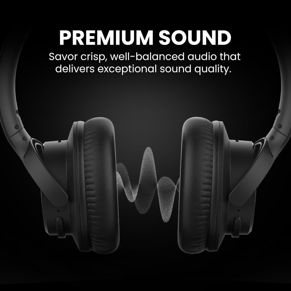 Wireless TV Headphones with Charging Dock 35H Playtime Clear Voice