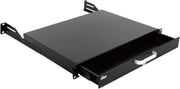 1U Rack Drawer 19 Inch Lockable Steel Server Cabinet Storage Tray