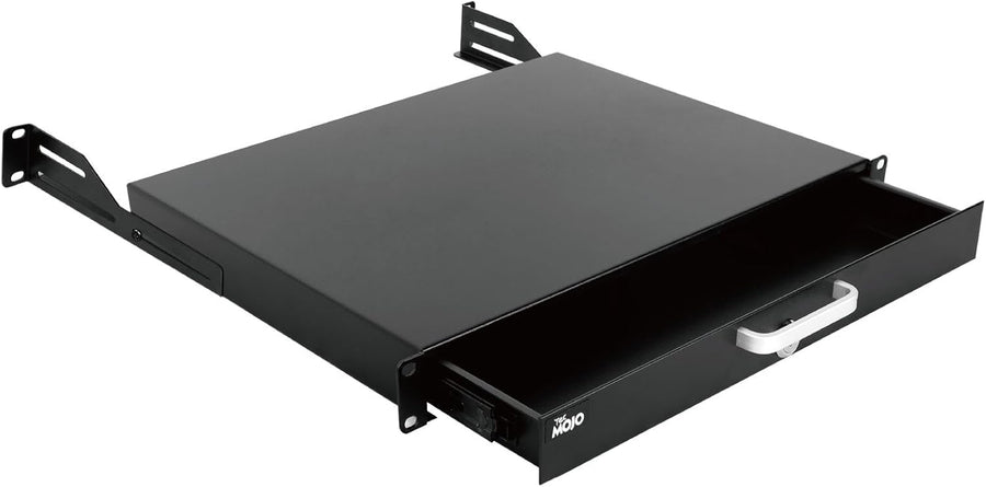 1U Rack Drawer 19 Inch Lockable Steel Server Cabinet Storage Tray