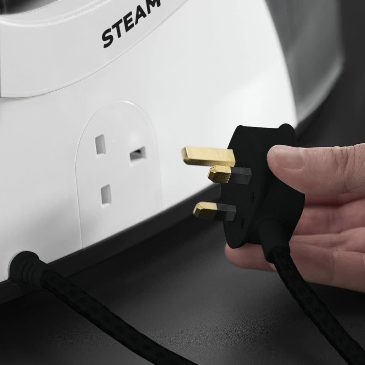Steam Generator Iron 2400W 90g Steam 1.3L Tank Anti Calc Soleplate