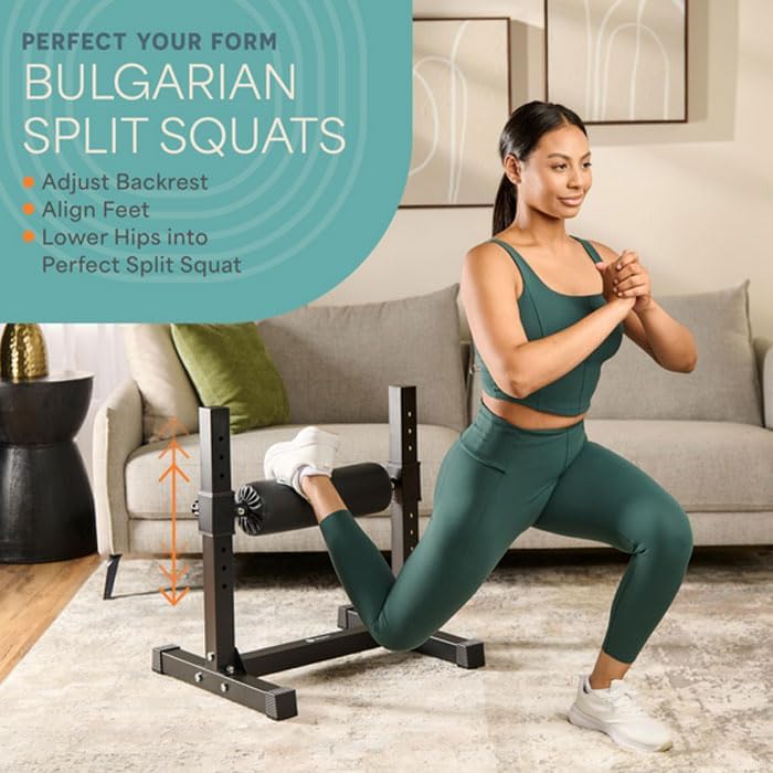 Adjustable Bulgarian Split Squat Stand Single Leg Training Machine