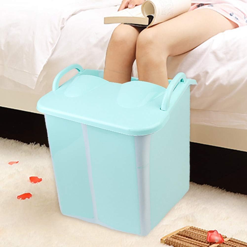 Foldable Foot Spa Bath Tub Massage Roller Deep Soak Portable Basin