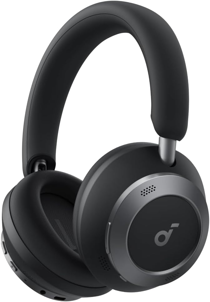 Wireless ANC Over Ear Headphones 60H Playtime Hi-Res LDAC Foldable