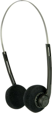 Lightweight Stereo Headphones 3.5mm Wired On-Ear Adjustable Headband