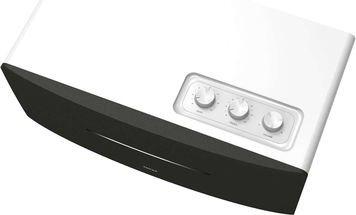 Bookshelf Bluetooth Speaker 70W Stereo Wooden HiFi Desktop