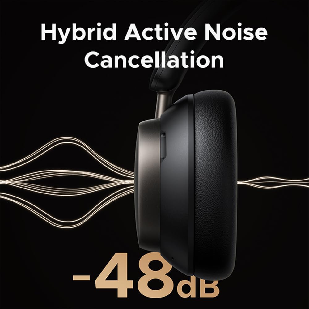 Wireless ANC Over Ear Headphones 120H Playtime Hi-Res LDAC