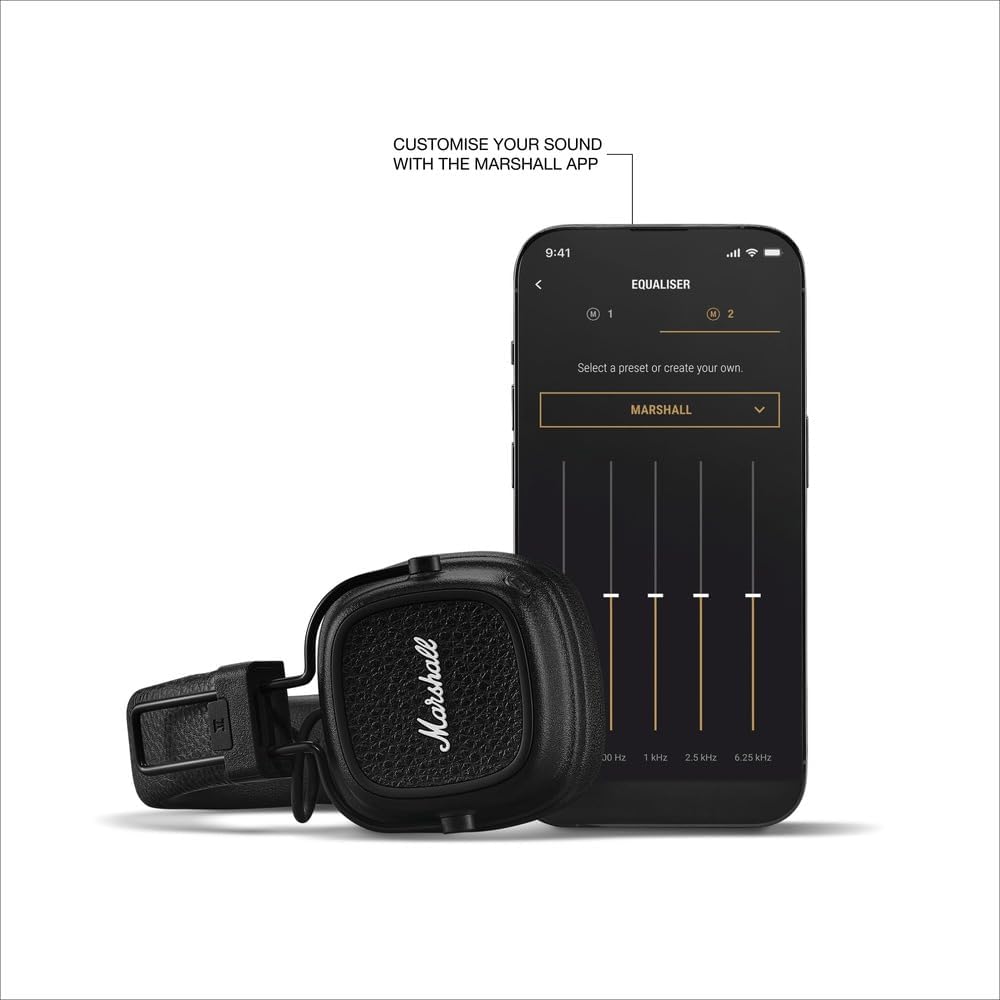 Wireless On Ear Bluetooth Headphones 100H Playtime Foldable Bass