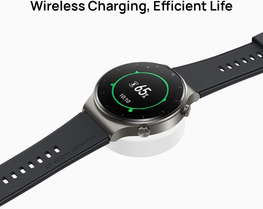 AMOLED Smart Watch 2 Week Battery GPS Calls Black