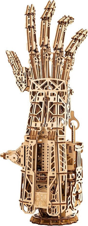 586pc Robotic Hand 3D Wooden Puzzle Mechanical DIY Engineering Model - Kwikley