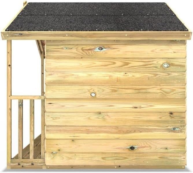 5FT x 5FT Wooden Kids Playhouse Outdoor Garden Wendy House - Kwikley
