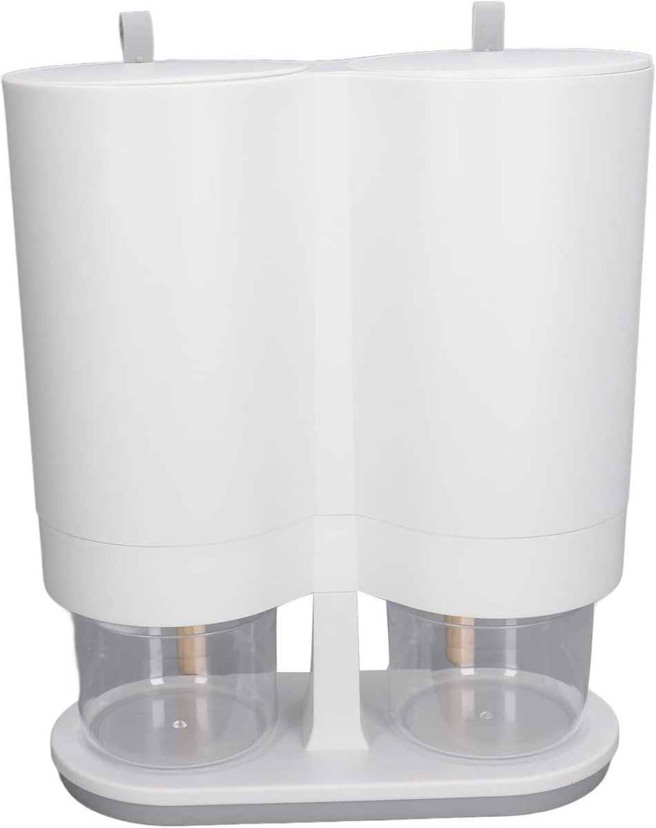 5KG Japanese Rice Storage Bucket Double Dispenser Press Lid Grain Bin - Kwikley