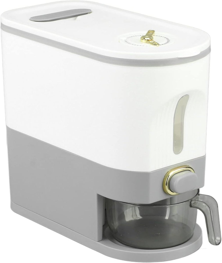 5KG Rice Dispenser Airtight Press Type Grain Storage Bin - Kwikley