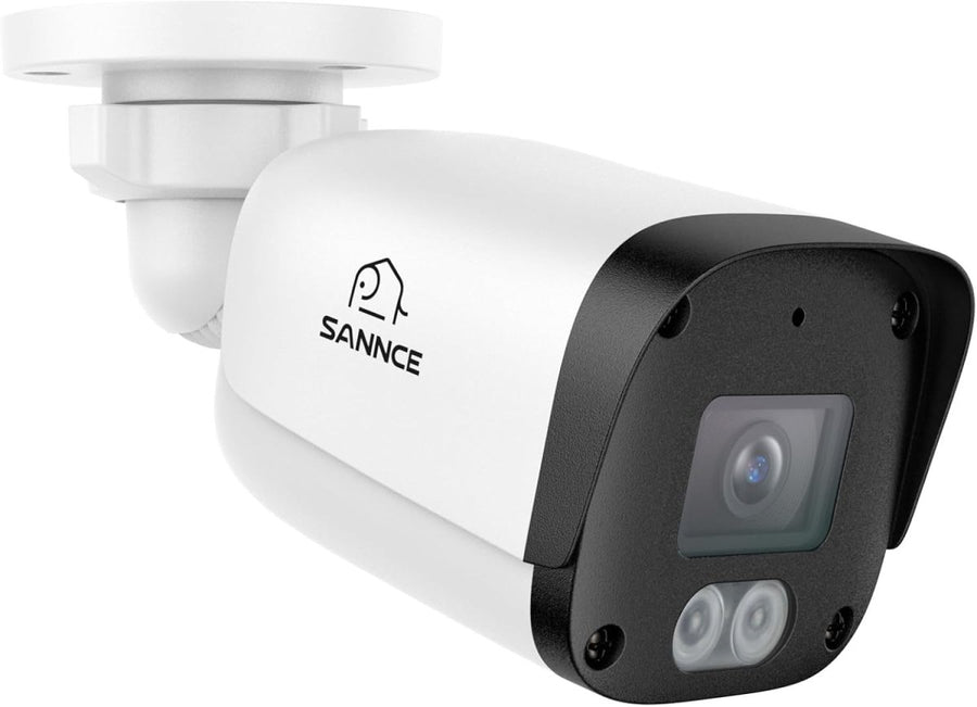 5MP PoE Bullet Security Camera Audio AI Human Vehicle Detection IP67 - Kwikley