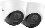 5MP PoE Security Cameras with Audio AI Human Vehicle Detection 2 Pack - Kwikley