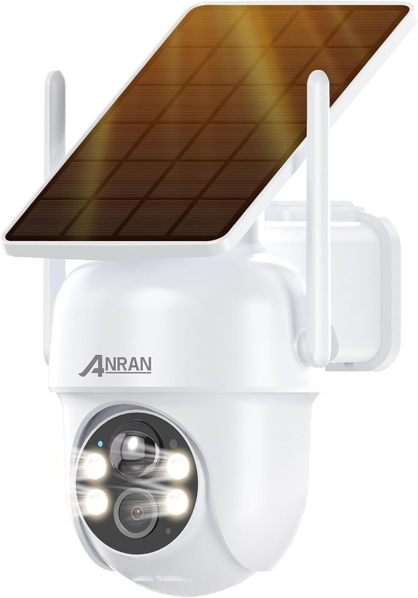 5MP Solar Security Camera Wireless Outdoor 360° PTZ Color Night Vision - Kwikley